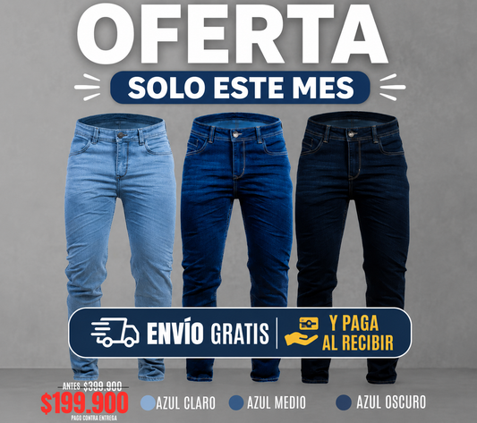 3 JEANS PREMIUM - 50% OFF