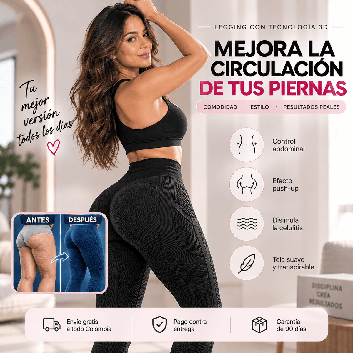 Leggings 3D AntiCelulíticos y Moldeadores
