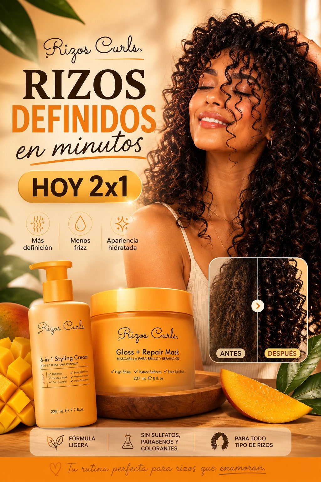 DEFINE TUS RIZOS EN 5 MINUTOS - Rizos Curls